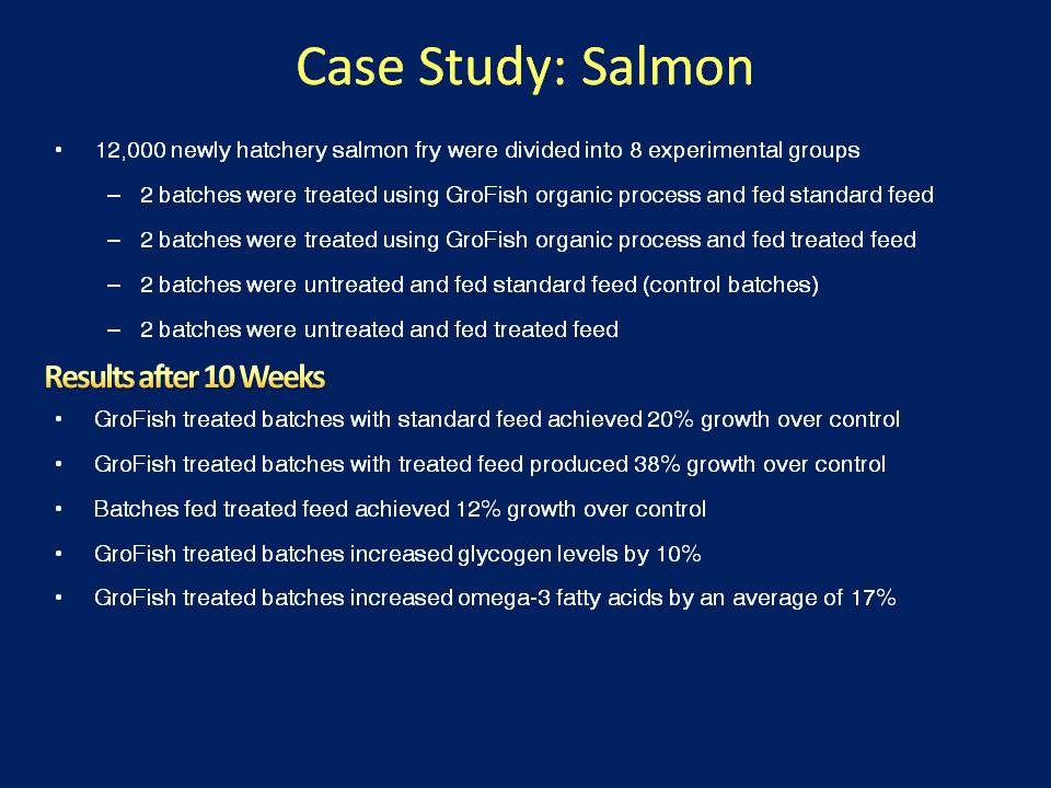 Case Study: Salmon