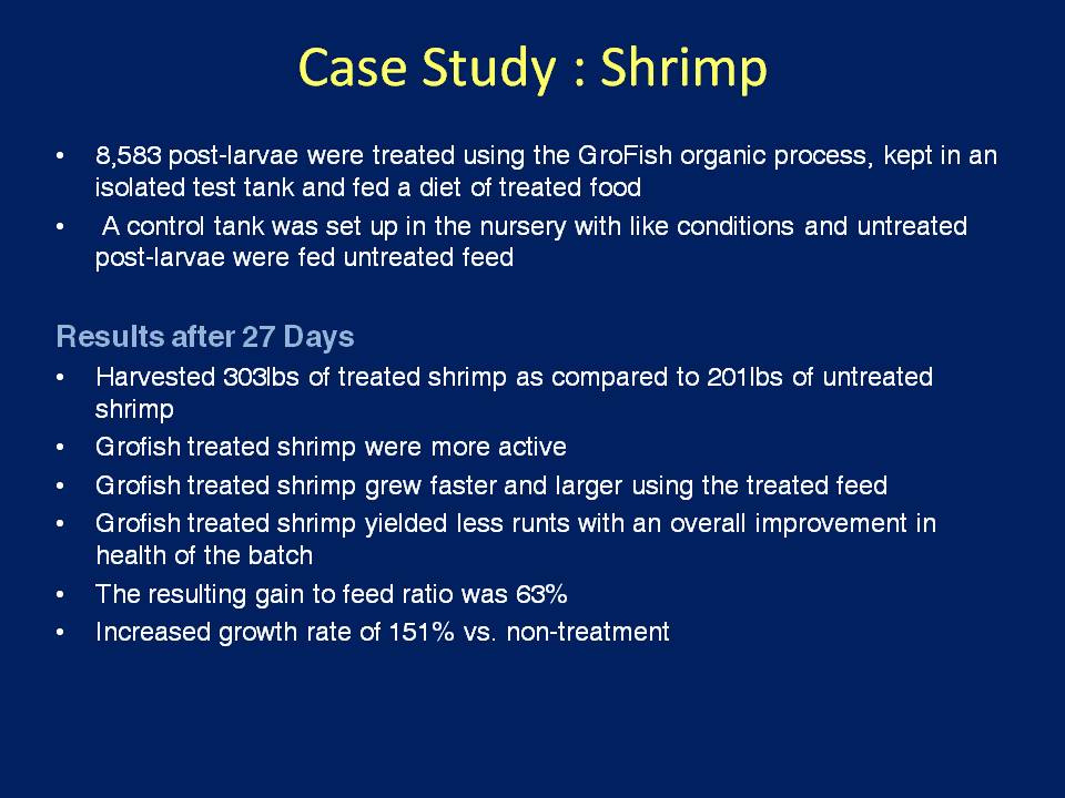 Case Study: Shrimp